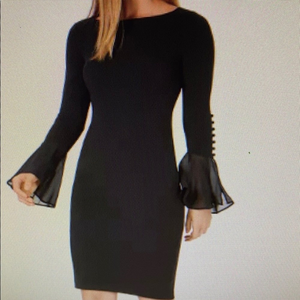 Dress w/Chiffon Bell Sleeve No Longer Available